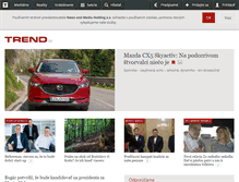 Tablet Screenshot of etrend.sk